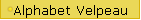 Alphabet Velpeau