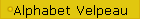 Alphabet Velpeau