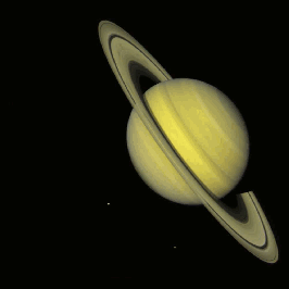 Saturne avec Rhéa et Dioné  pris la sonde Voyager 2 de la NASA le 21 juillet 1981 Les lunes Rhéa et Dioné apparaissent comme des points bleus  au sud et au sud-est de Saturne.
                  
                  
                  
                  
                  
                  
                  
                           Produced by: NASA/JPL 
                  
                  
                  
                  
                  
                  
                  
                           Copyright: NASA Copyright Free Policy 