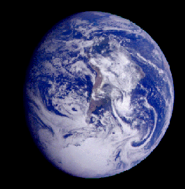 La Terre a t prise par la sonde spatiale Galileo le 11dcembre 1990, (Copyright: NASA/JPL) : le sud de l'Amrique